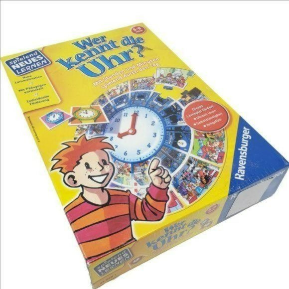 RAVENSBURGER Wer kennt die Uhr? GERMANY spielend NEUES LER - Picture 9 of 9